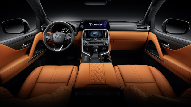 Lexus LX 2022 tan interior VIP