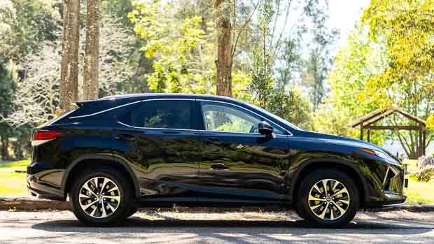Lexus RX 300 2022 Onyx Black side profile