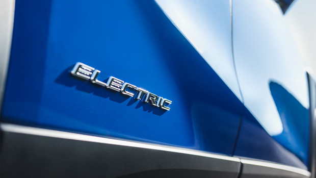 Lexus UX 300e badge