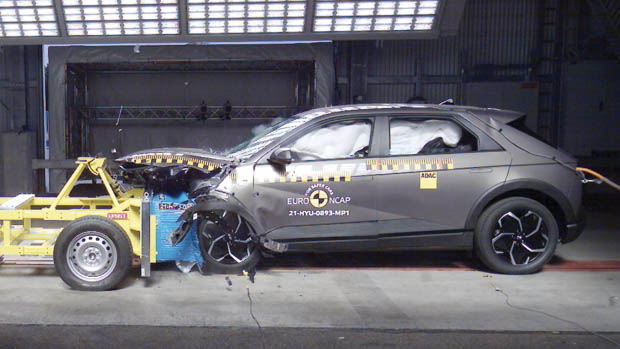 Ioniq 5 frontal crash