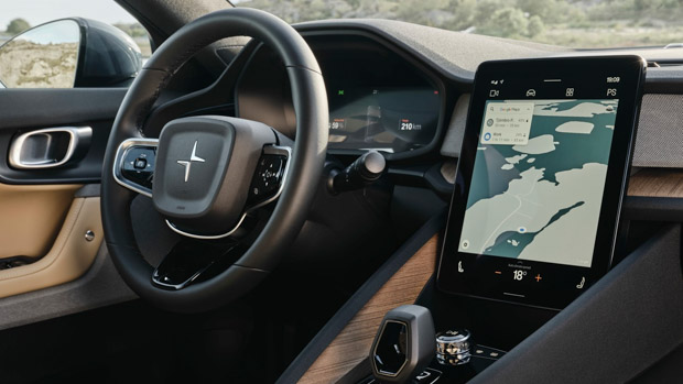 Polestar 2 2022 tan interior