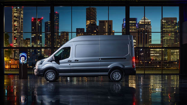 Ford E-Transit side profile