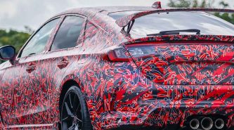 Honda Civic Type R 2022: fresh look revealed ahead of Nurburgring testing