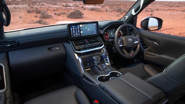 Toyota Land Cruiser 2022 GR Sport black interior