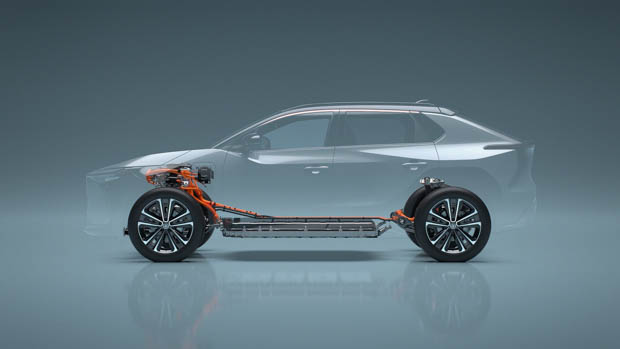 Toyota bZ4X see through
