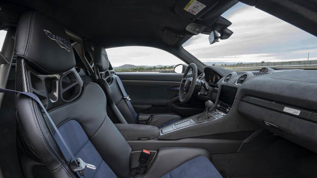 Porsche Cayman GT4 RS interior seats
