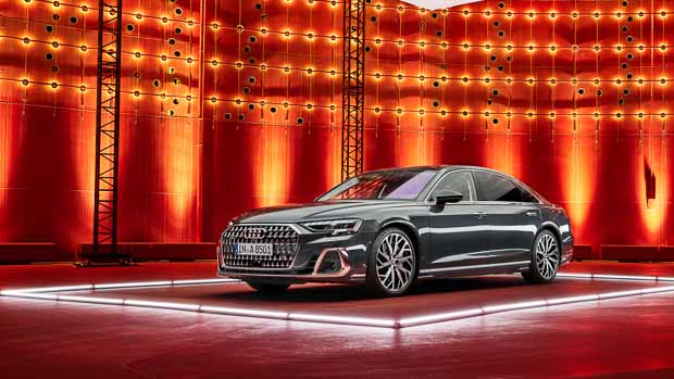 Audi A8 2022 front 3/4