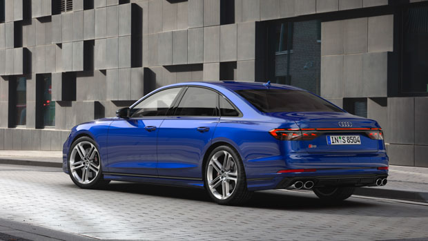 Audi S8 2022 rear 3/4 static