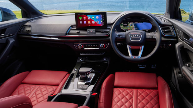 Audi SQ5 Sportback 2022 red nappa interior