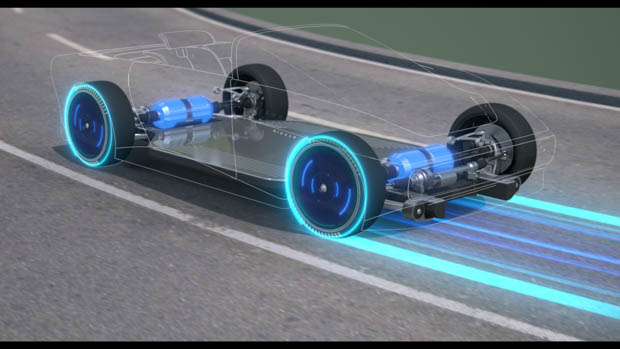 Nissan electric all-wheel drive