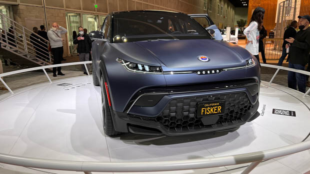 Fisker Ocean 2022 front end