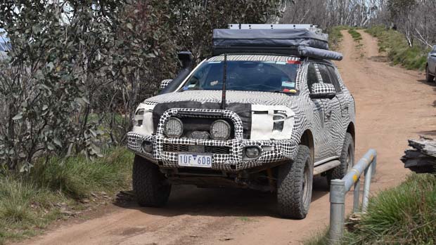 Ford Everest 2022 camo front 3/4