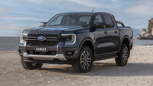 Ford Ranger 2022 Sport grey front end