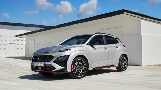 Hyundai Kona N front 3/4