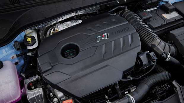 Hyundai Kona N engine bay