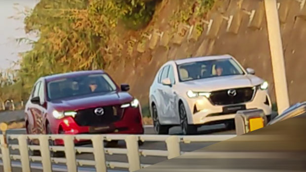 Mazda CX-60 spotted 2022 pair