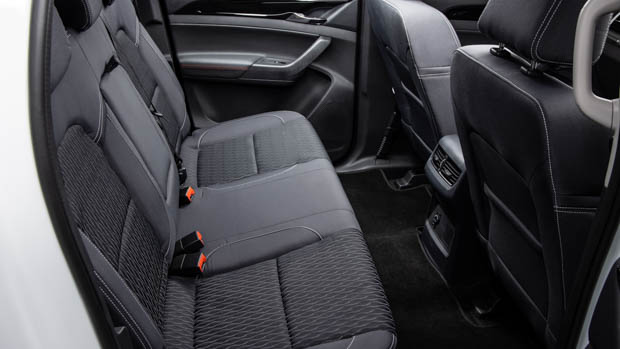 LDV T60 back seat view