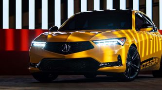 Acura Integra 2023: five-door Civic-based fastback debuts in late-stage prototype form