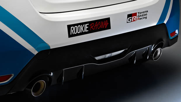 Hydrogen GR Yaris 2021 rear exhaust