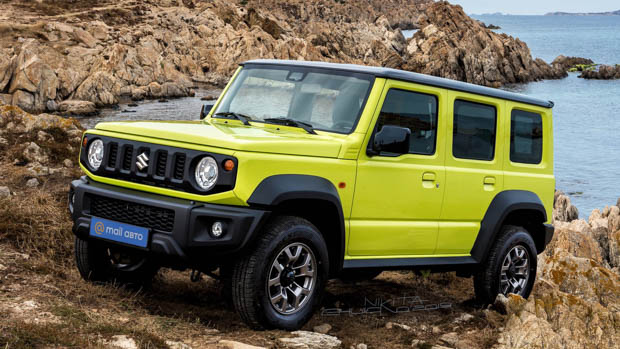 Suzuki Jimny Long five door render