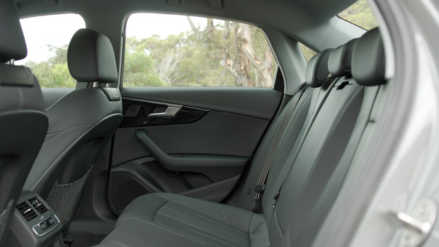 Audi A4 45TFSI 2022 rear cabin