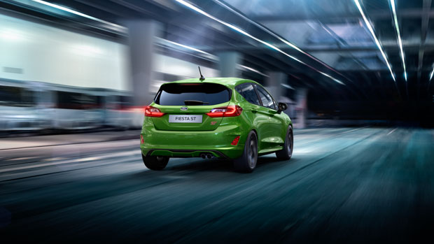 Ford Fiesta ST 2022 rear 3/4