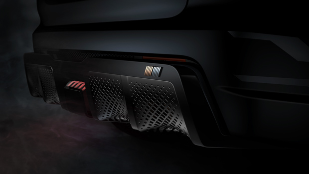 Mitsubishi Ralliart Concept 2022 diffuser
