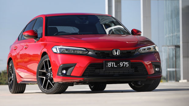 Honda Civic 2022 front 3/4