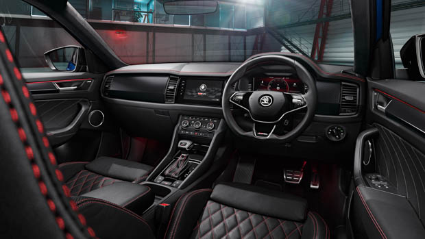 Skoda Kodiaq RS 2022 sports interior