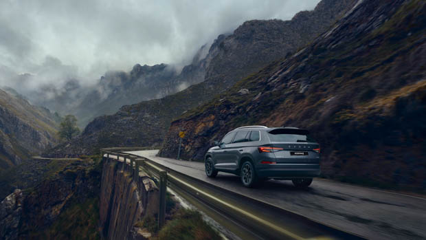 Skoda Kodiaq Style 2022 mountain pass