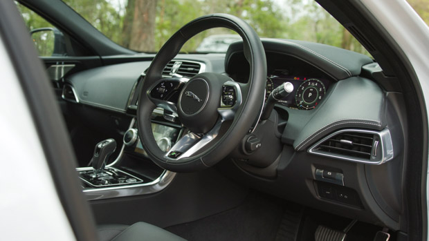 Jaguar XE P300 AWD Black 2022 cabin