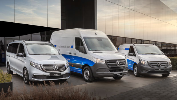 Mercedes-Benz electric van range