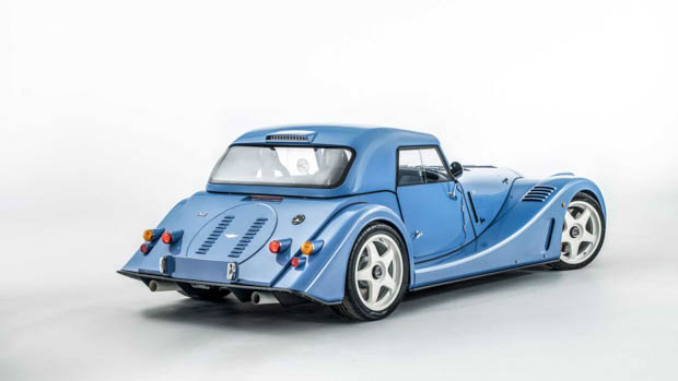 Morgan Plus 8 2022 rear 3/4 view