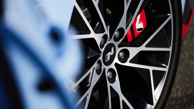 2021 Hyundai i30 Sedan N blue sedan exterior wheel