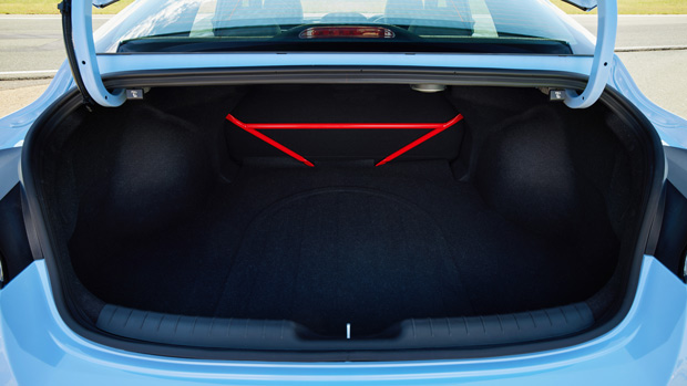 2021 Hyundai i30 Sedan N blue sedan interior boot