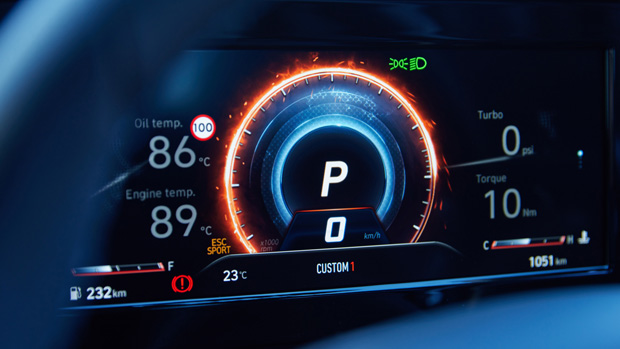 2021 Hyundai i30 Sedan N blue sedan interior instrument cluster