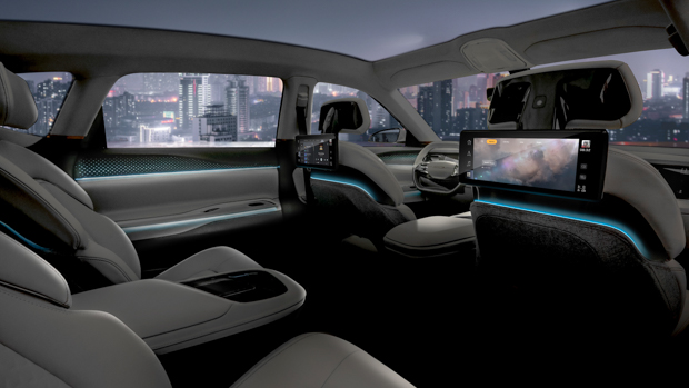 Chrysler Airflow concept 2022 rear interior