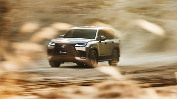 Lexus LX 600 Offroad special front 3/4 driving