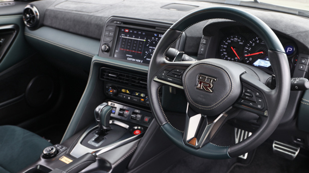 Nissan GTR T Spec 2022 green interior