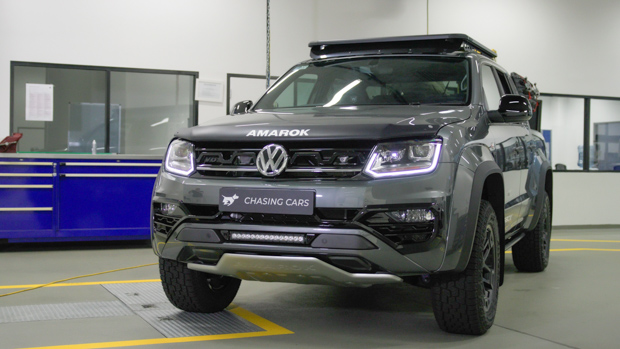 Volkswagen Amarok W580X 2022 front end Indium Grey