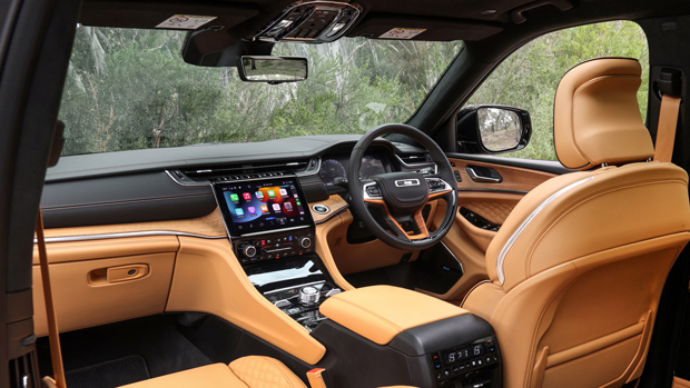 2022 Jeep Grand Cherokee Summit Reserve SUV silver - driving position