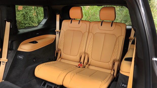 2022 Jeep Grand Cherokee Summit Reserve SUV silver - third row seats