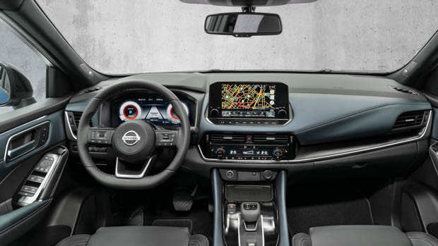 Nissan Qashqai 2022 interior forward facing