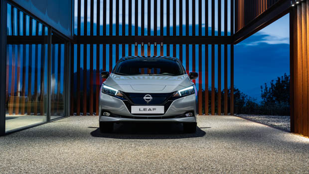 Nissan Leaf 2022 front shot