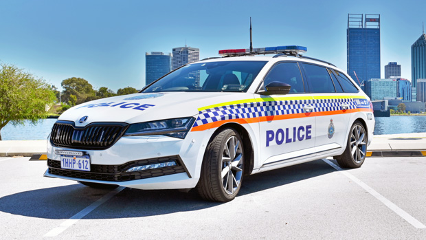 Skoda Superb Sportline 2022 WA police car-2