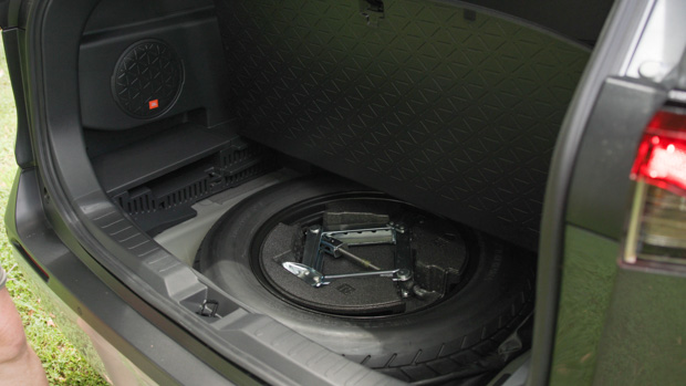 Toyota RAV4 Edge Hybrid SUV grey - spare wheel