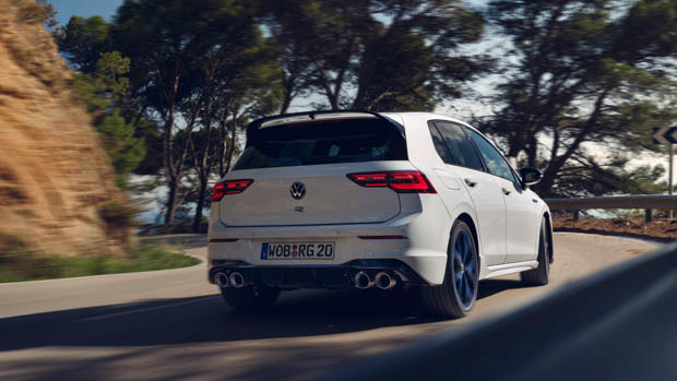 Volkswagen Golf R 20 Years on road rear