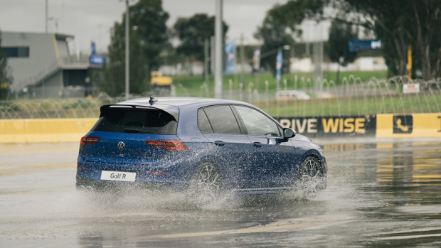 Volkswagen Golf 2022 review track rear