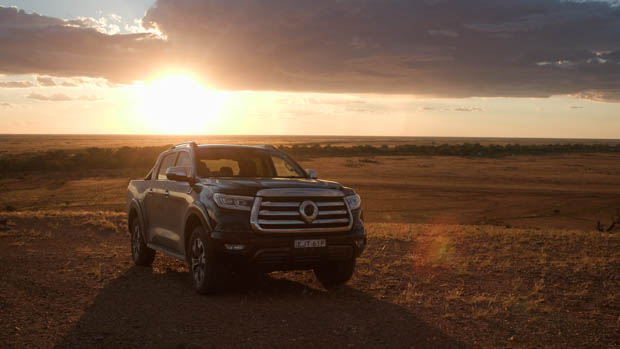 GWM Cannon ute sunset shot
