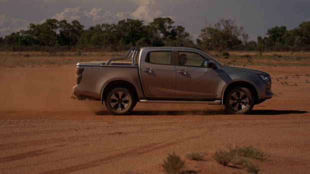Isuzu D-Max side shot outback